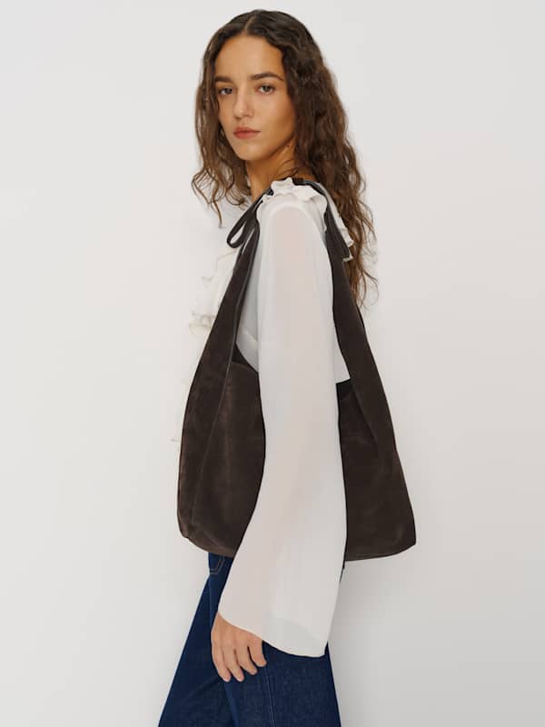 Medium Vittoria Tote Bag - Boss Suede